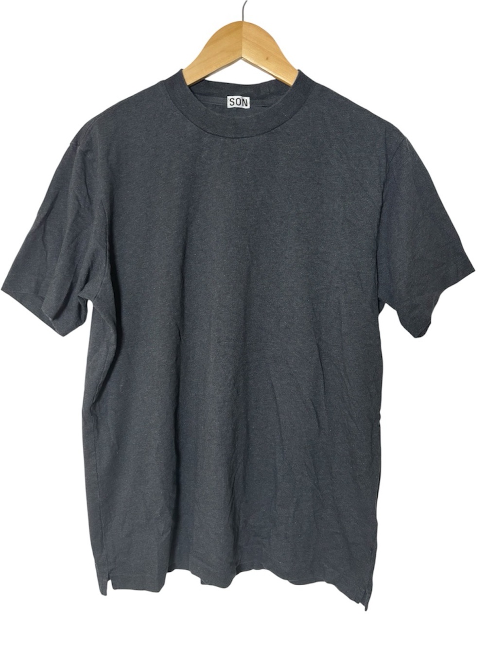 Son Of A Tailor SON Supima T Shirt Men's Large Charcoal Gray Cotton Tee